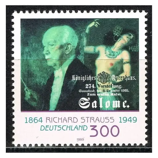 [C0241#] Alemania 1999 [SLL] L Aniversario muerte de Richard Strauss (MNH)