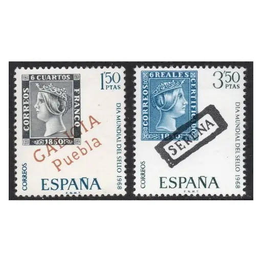 [C2886#] España 1968 [SLL] Serie Día Mundial del Sello (MNH)