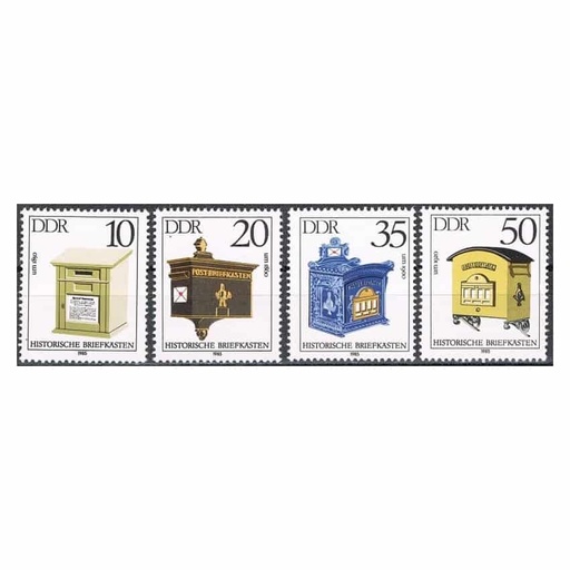 [C1866#] DDR 1985. Buzones históricos (MNH) - MI 2924-2927