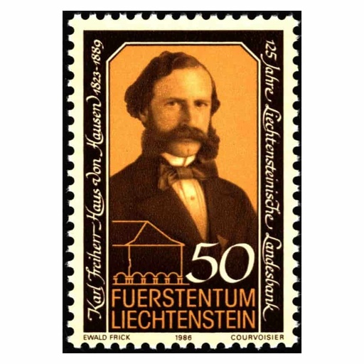 [C1868#] Liechtenstein 1986. Aniversario Banco Nacional (MNH) - MI 902