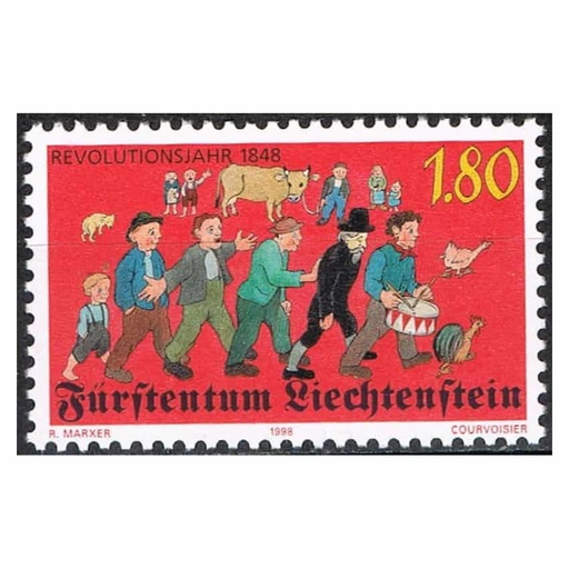 [C1876#] Liechtenstein 1998. Revolución de 1848 (MNH) - MI 1179