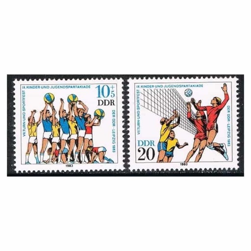 [C1885#] DDR 1983. Festival juvenil del deporte. Leipzig (MNH) - MI 2814-2815