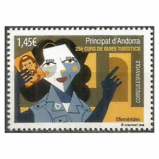 [C1892#] Andorra 2018. Curso para guías turísticos (MNH) - ED 476
