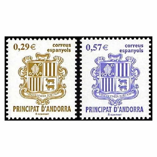 [C1894#] Andorra 2006. Escudo de Andorra (MNH) - ED 335-336