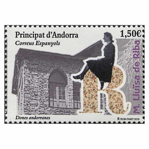 [C1901#] Andorra 2019, Mujeres: M. Luisa de Riba (MNH) - ED 481