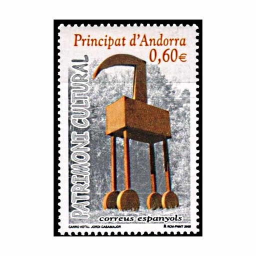 [C1913#] Andorra 2008. Patrimonio Cultural (MNH) - ED 353