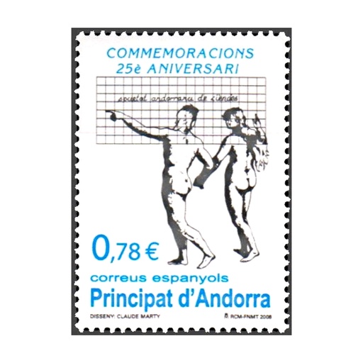 [C1914#] Andorra 2008. Sociedad Andorrana de Ciencias (MNH) - ED 356