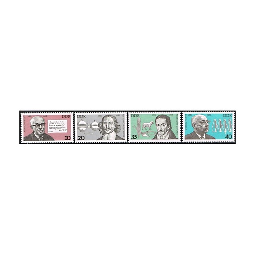 [C1929#] DDR 1977. Serie Personajes (MNH) - MI 2199-2202