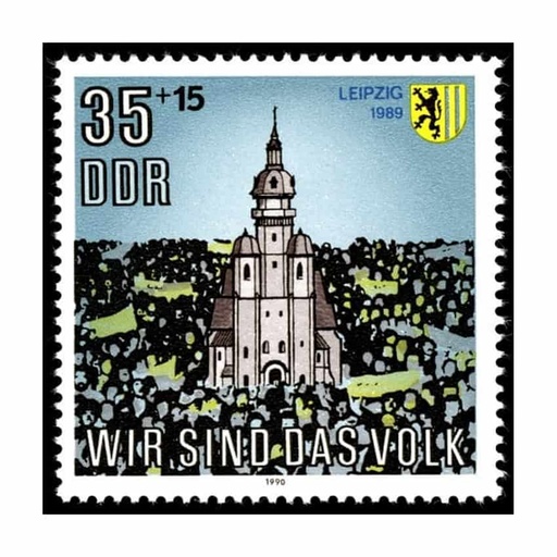 [C1936#] DDR 1990. Leipzig por la democracia y reunificación (MNH) - MI 3315