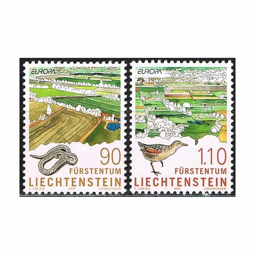 [C1963#] Liechtenstein 1999. Europa. Parques naturales (MNH) - MI 1190-1191