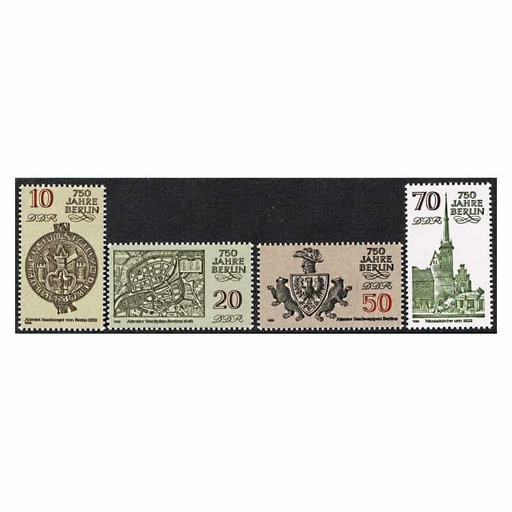[B0580#] DDR 1986. Ciudad de Berlín (MNH) - SCOTT 2546-2549