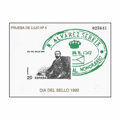 [P0020#] España 1990. PA. Día del Sello (M) - ED P20