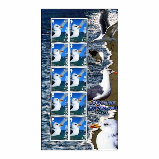 [D0204#] Gibraltar 2001. Europa 42 P (MNH) MI#964HB