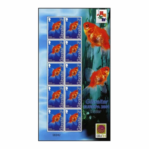 [D0205#] Gibraltar 2001. Europa 54 P (MNH) MI#965HB