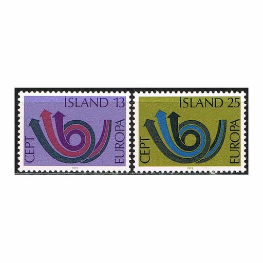 [C0465.1#] Islandia 1973. Europa (MNH) IS#471-472