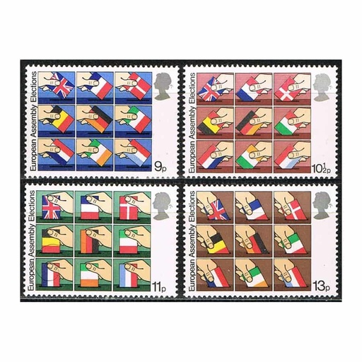 [C2131#] Gran Bretaña 1979. Elecciones parlamento Europeo (MNH) MI#789-792