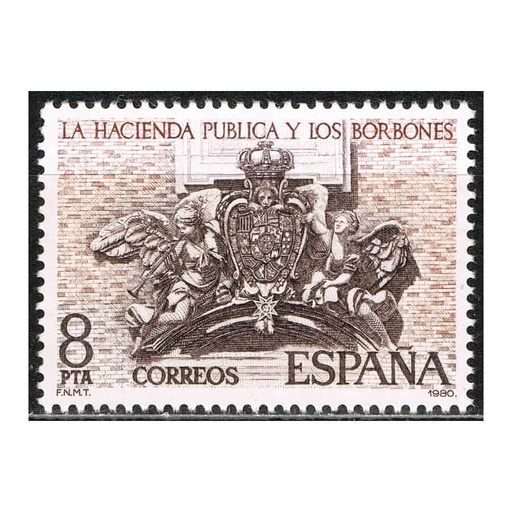 [D0340#] España 1980 [SLL] La Hacienda Pública y los Borbones (MNH)