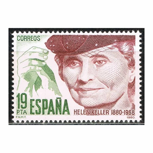 [D0341#] España 1980 [SLL] Centenario de Hellen Keller (MNH)