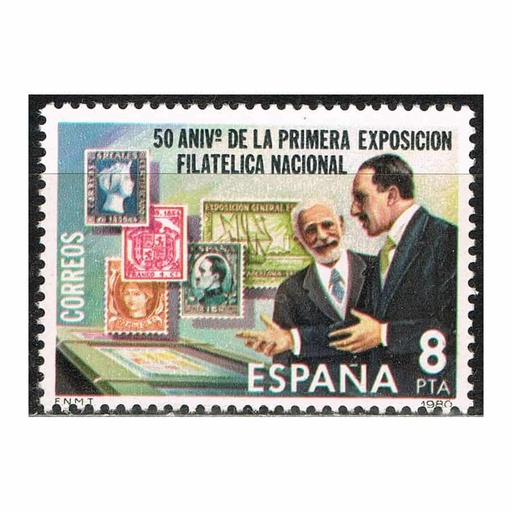 [D0343#] España 1980 [SLL] Primera Exposición nacional de Filatelia (MNH)