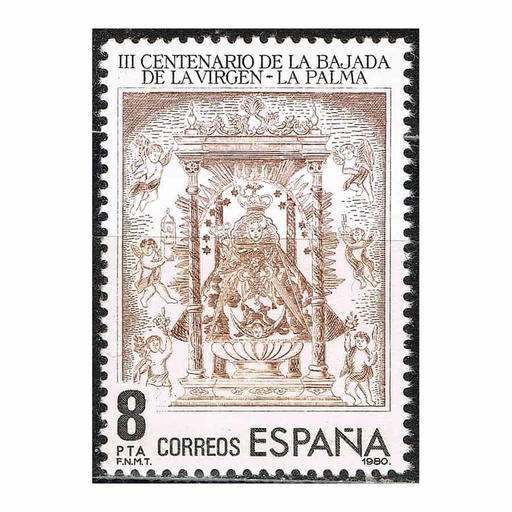 [D0344#] España 1980 [SLL] Bajada de la Virgen de la Palma (MNH)