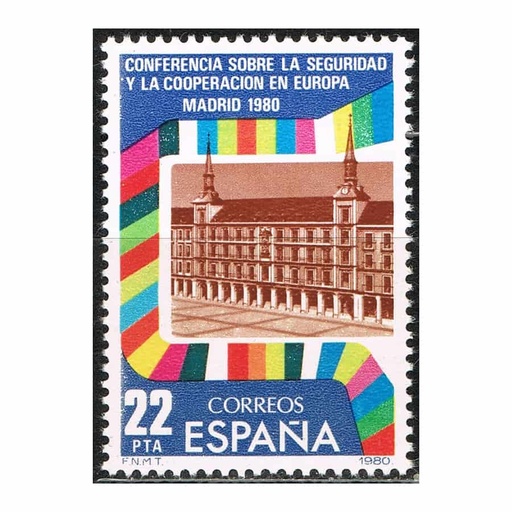 [D0347#] España 1980 [SLL] Conferencia sobre Seguridad (MNH)