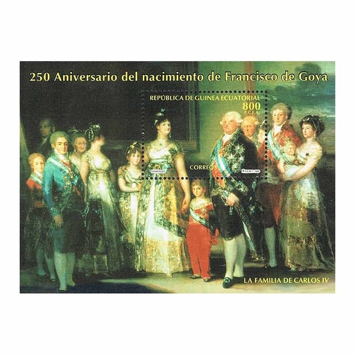 [C2183#] Guinea Ecuatorial 1996. HB Francisco de Goya (MNH) ED#217