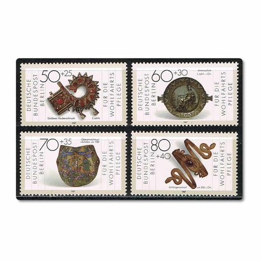 [C2189#] Berlín 1987. Artesanía en Metal (MNH) MI#789-792
