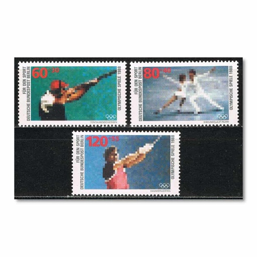 [C2193#] Berlín 1988. JJ. OO. Seúl (MNH) MI#801-803