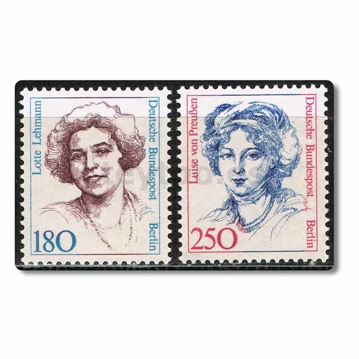 [C2212#] Berlín 1989. Mujeres Famosas (MNH) MI#844-845