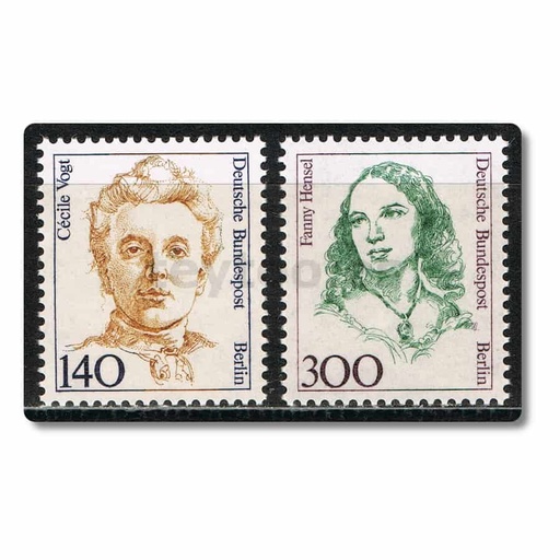 [C1649.1#] Berlín 1989. Mujeres Famosas (MNH) MI#848-849