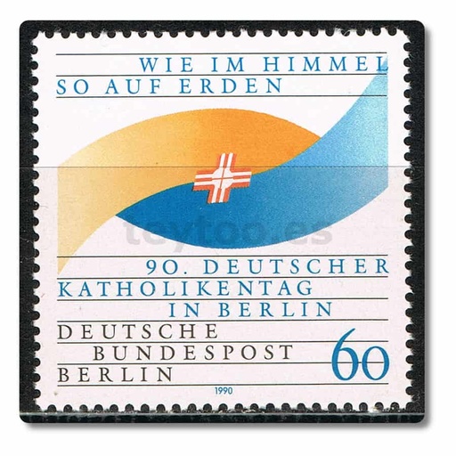[C2100.1#] Berlín 1990. Día de los católicos de Berlín (MNH) MI#873